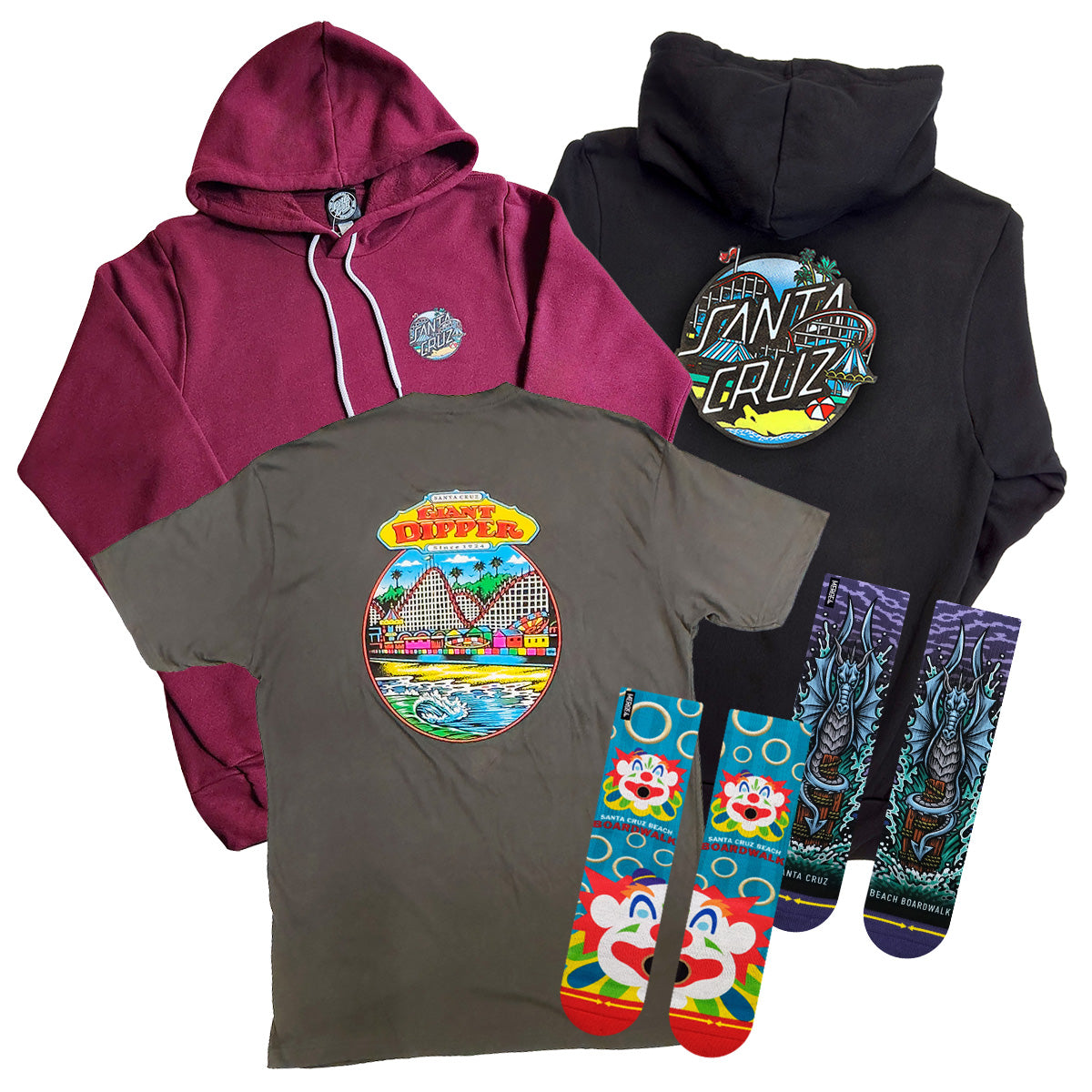 Santa cruz discount spill dot hoodie