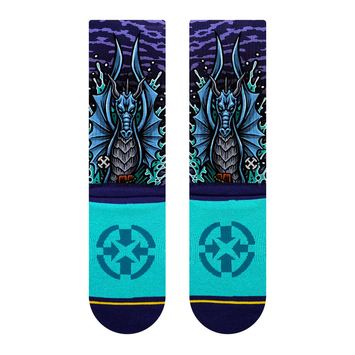 Boardwalk Fright Walk MERGE4 Socks Back