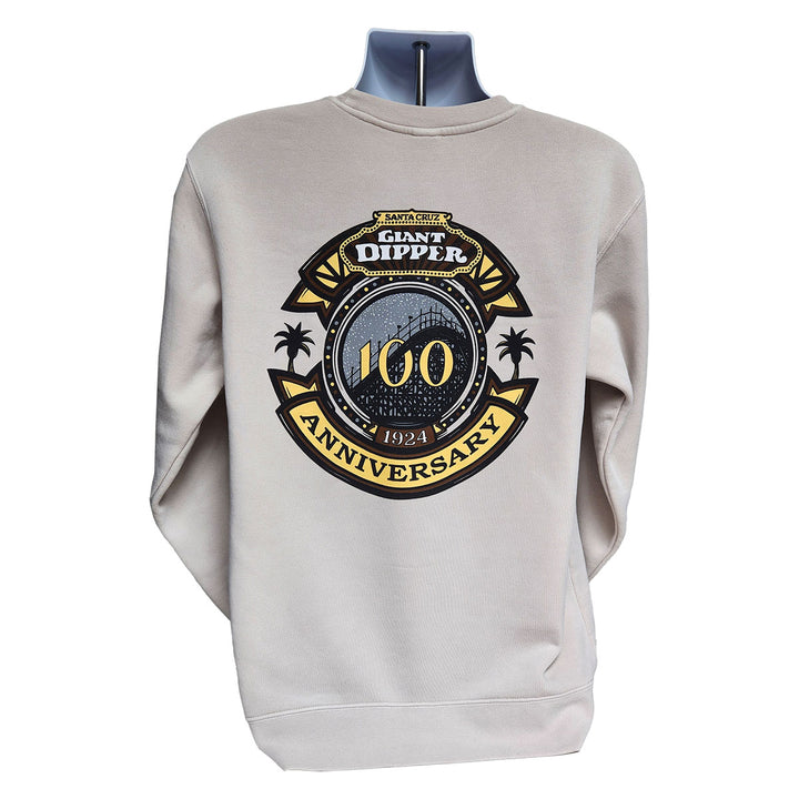 Giant Dipper 100th Anniversary Pigment Dyed Crew Neck Sweatshirt