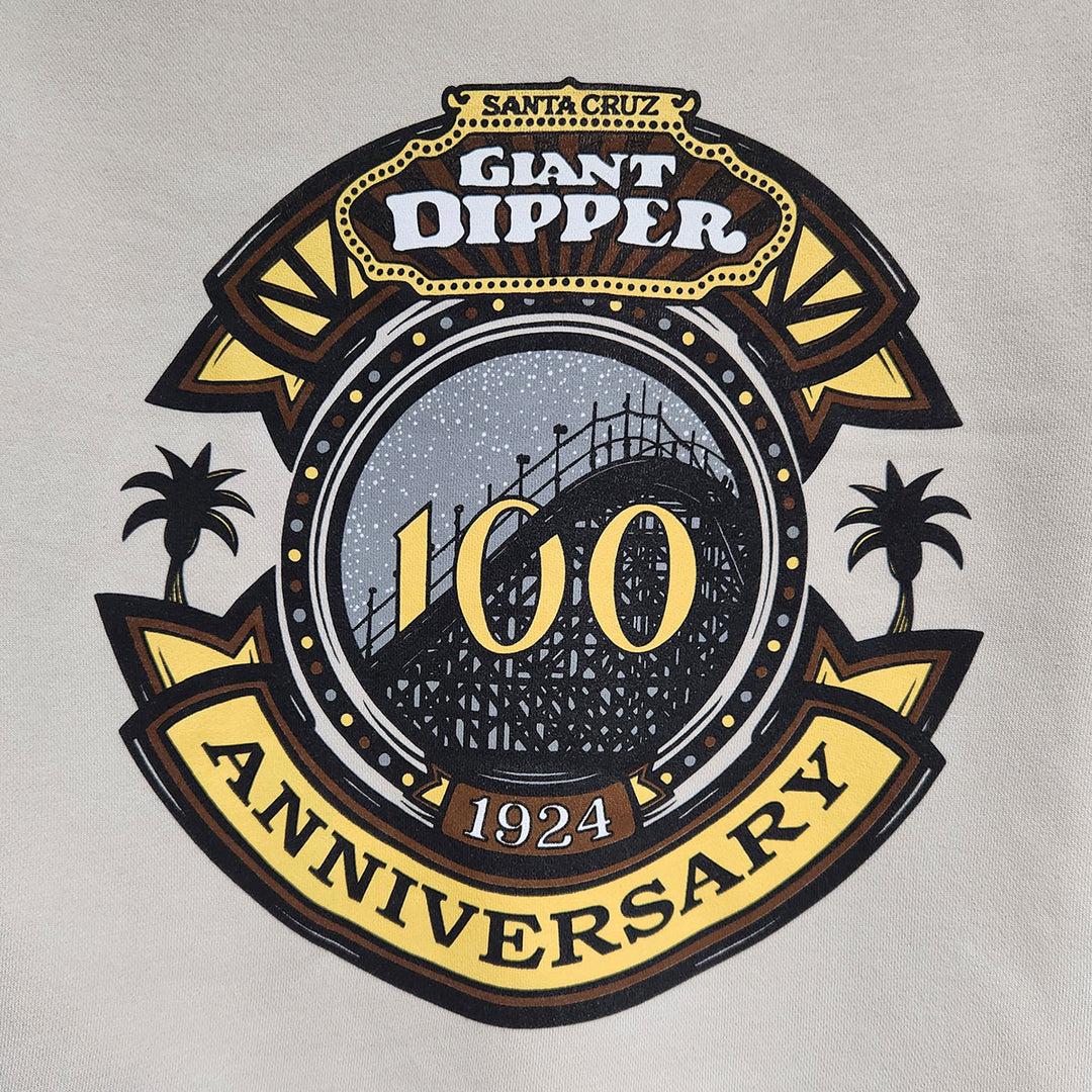 Giant Dipper 100th Anniversary Pigment Dyed Crew Neck Sweatshirt