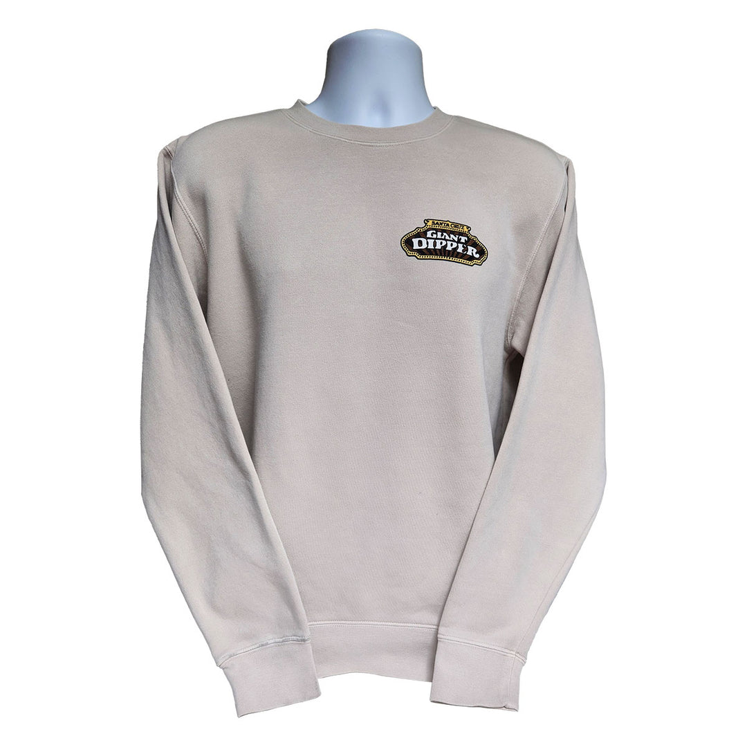 Giant Dipper 100th Anniversary Pigment Dyed Crew Neck Sweatshirt