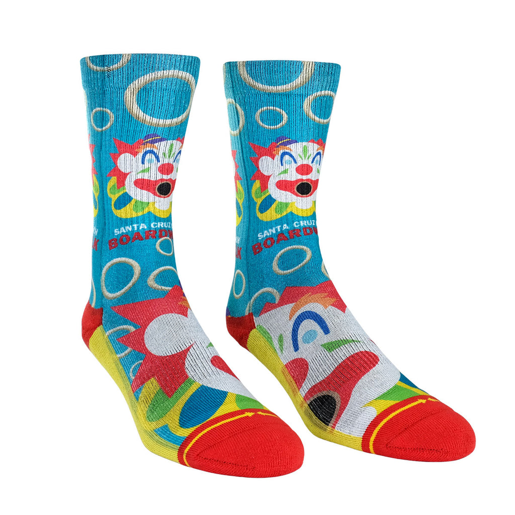 clown holder 極太デニム HIPHOP sk8 southpole Boardwalk Cave Train Crew Socks by MERGE4 – Santa Cruz Beach Boardwalk
