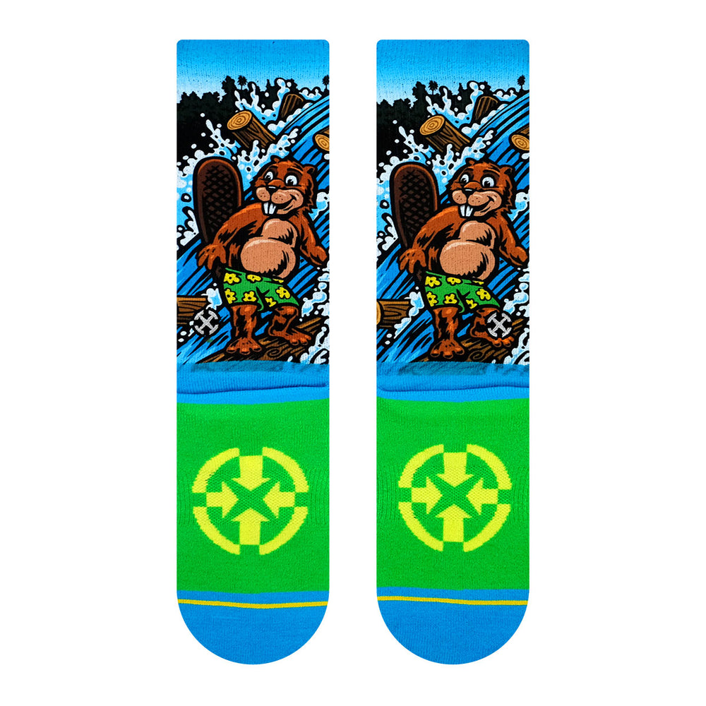 Boardwalk Logger's Revenge MERGE4 Socks Back