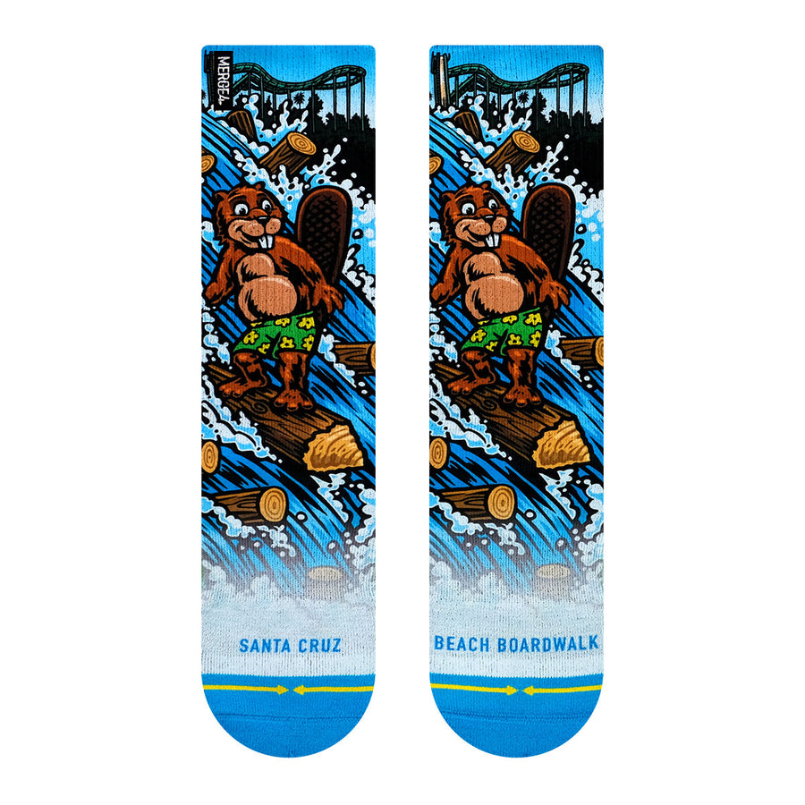 Boardwalk Logger's Revenge MERGE4 Socks Front