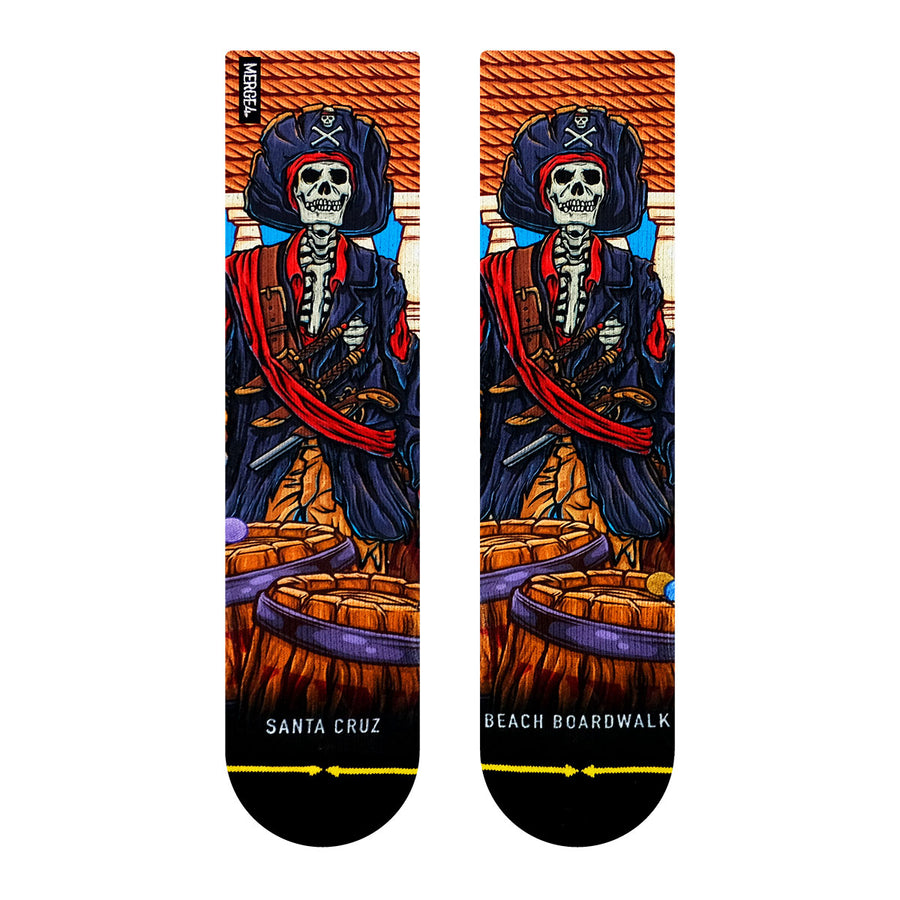 Boardwalk Mini Golf Pirate MERGE4 Socks Front