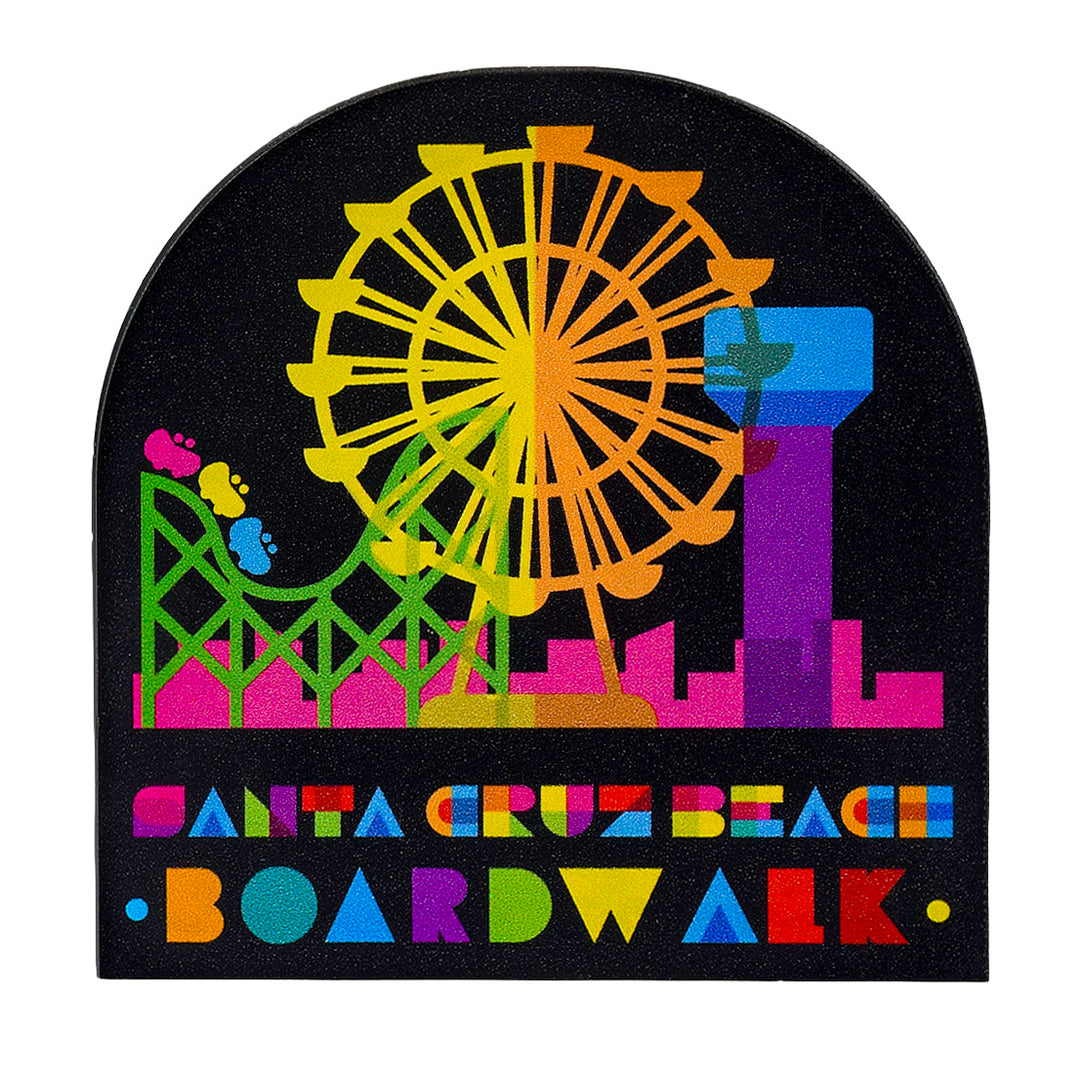 Beach Boardwalk Neon Park Magnet