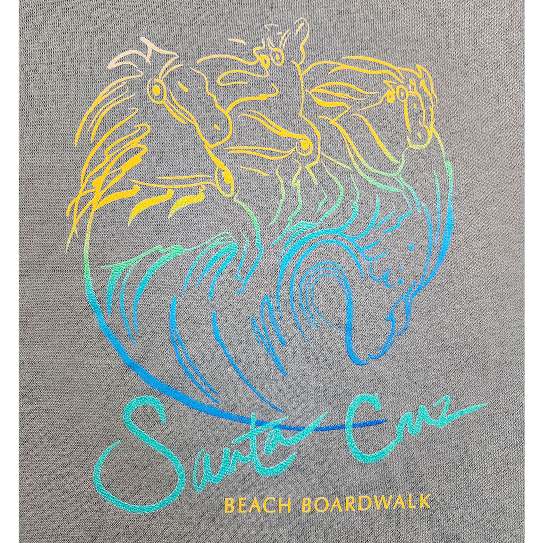 Carousel Wave Womens Sweatshirt by Artist Maia Negre