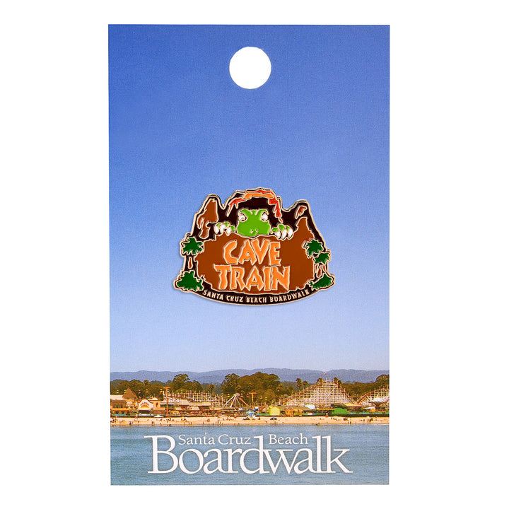Cave Train Enamel Pin