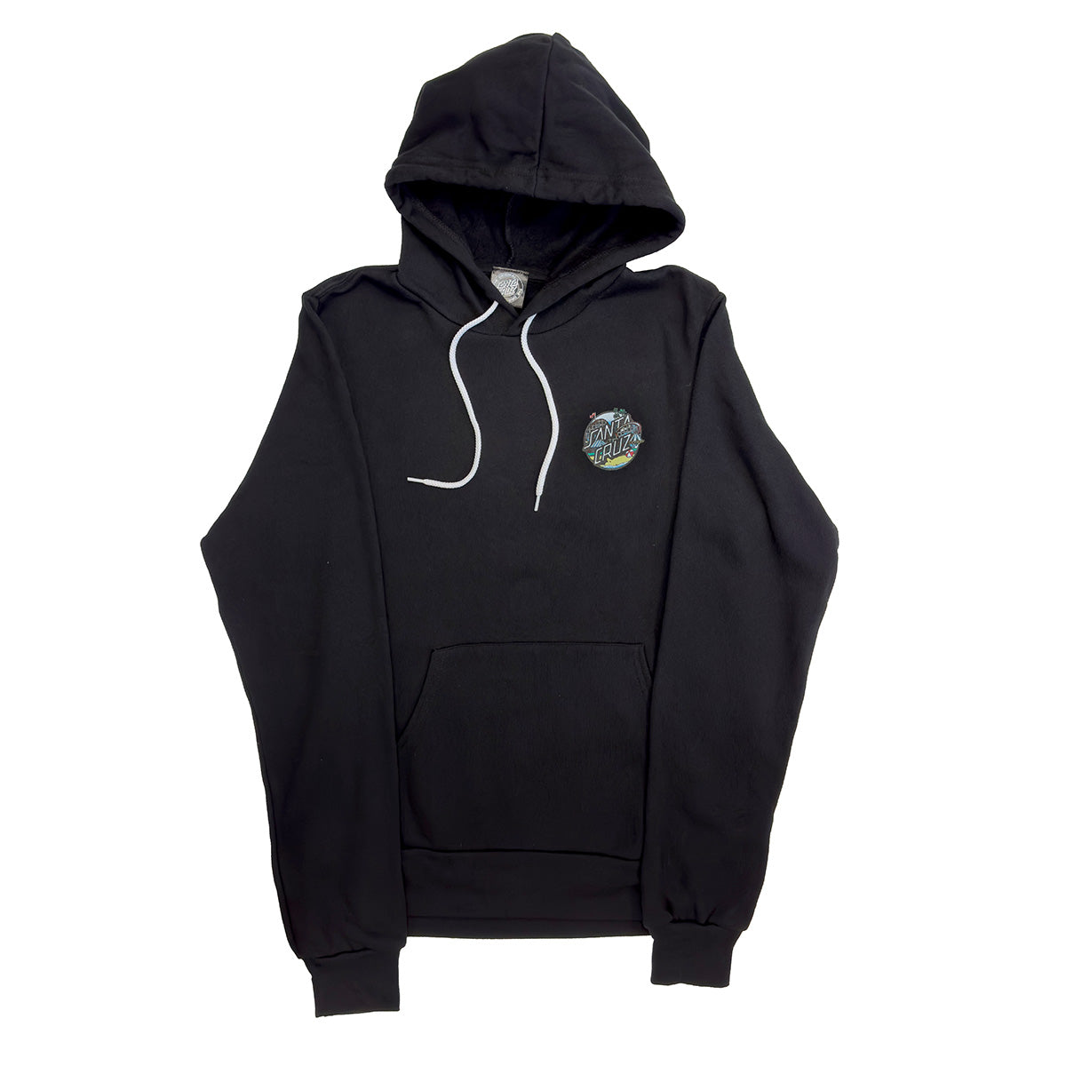 Santa cruz vacation dot black hoodie sale