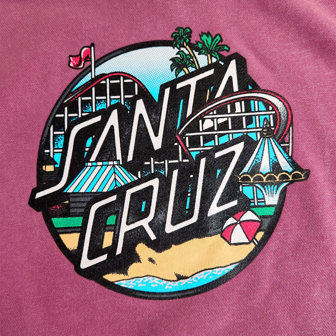 Girls Santa Cruz Coaster Dot Pullover Sweatshirt