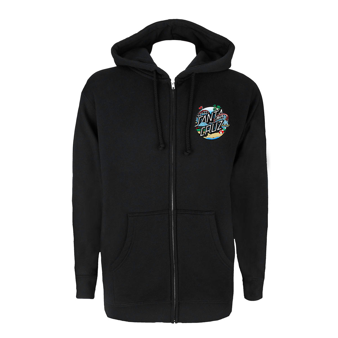 Coaster Dot Men's Zip Hoodie