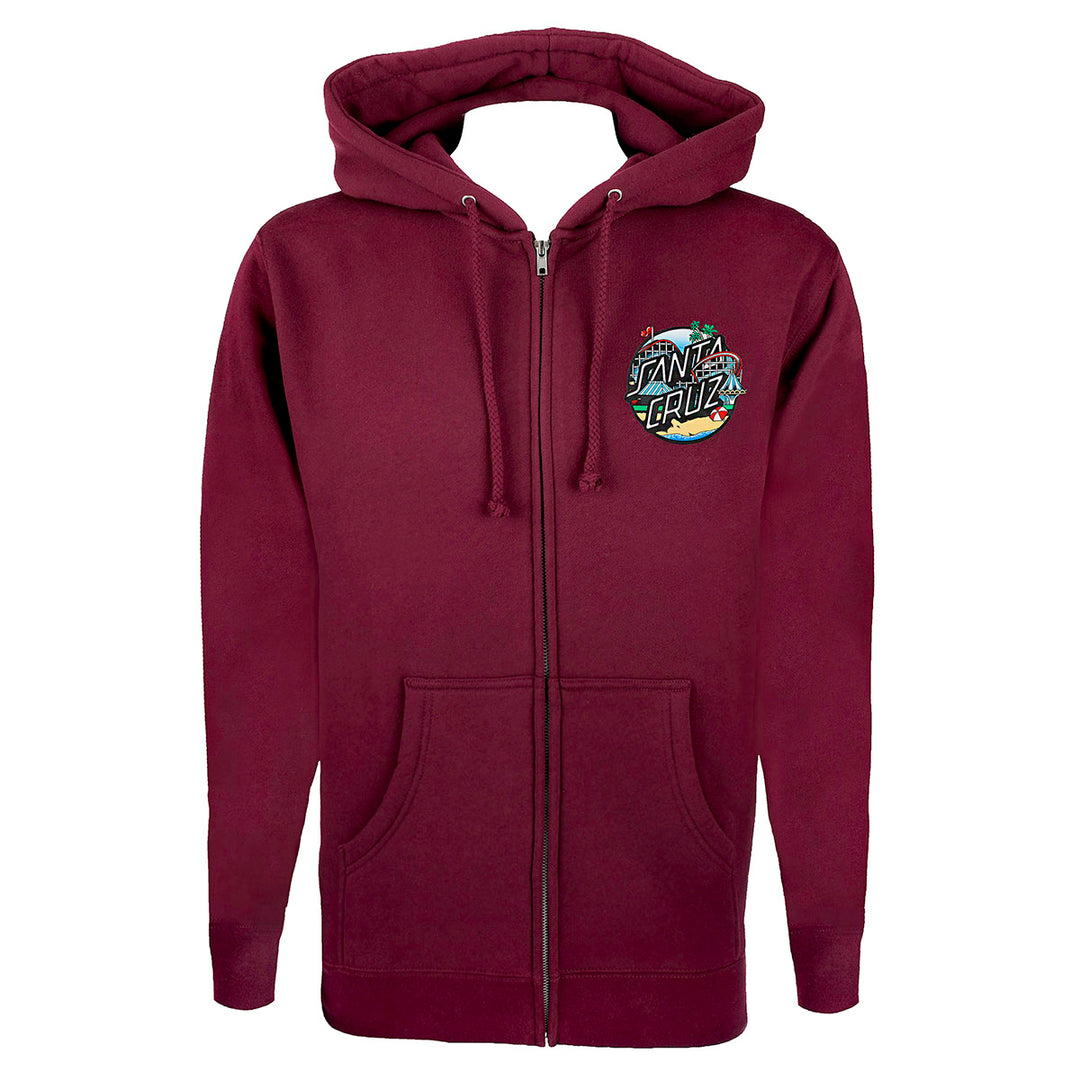 Coaster Dot Men's Zip Hoodie