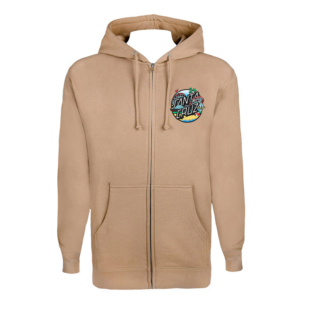 Coaster Dot Men's Zip Hoodie