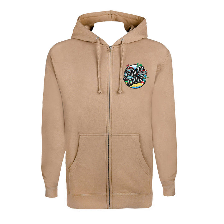 Coaster Dot Men's Zip Hoodie
