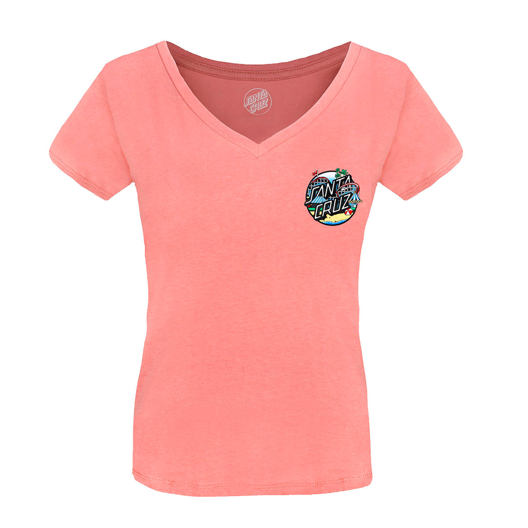 Coaster Dot Women's V-Neck Tee Shirt