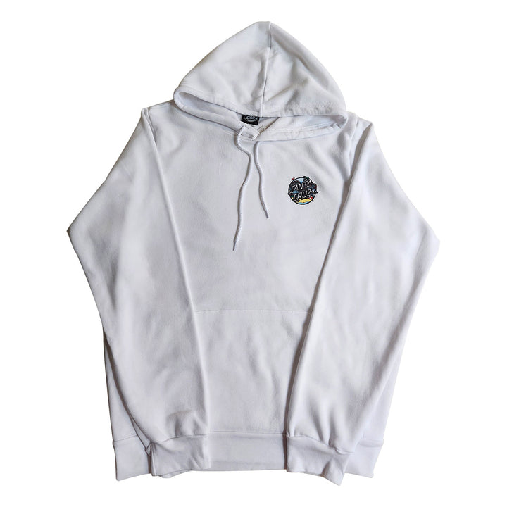 Coaster Dot Womens White Hoodie Front