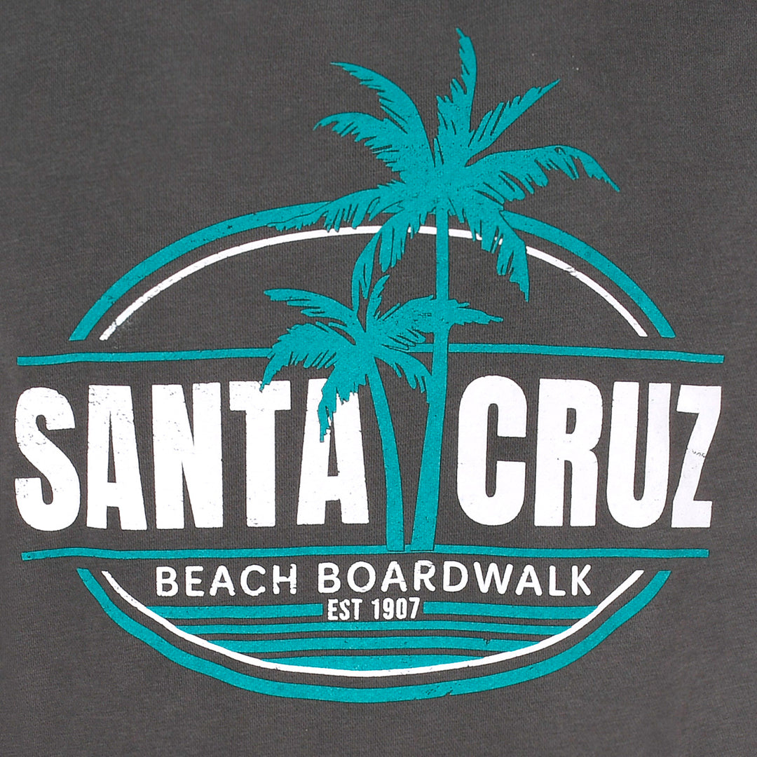 Boardwalk Distressed Palms Crew Sweatshirt