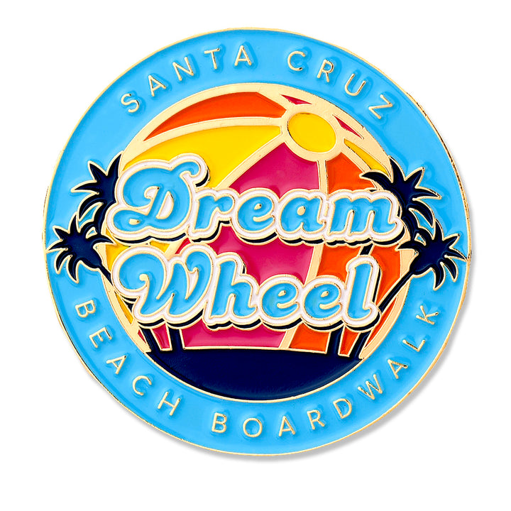Boardwalk Enamel Pin Set: Sea Swings, Dream Wheel, Logger's Revenge