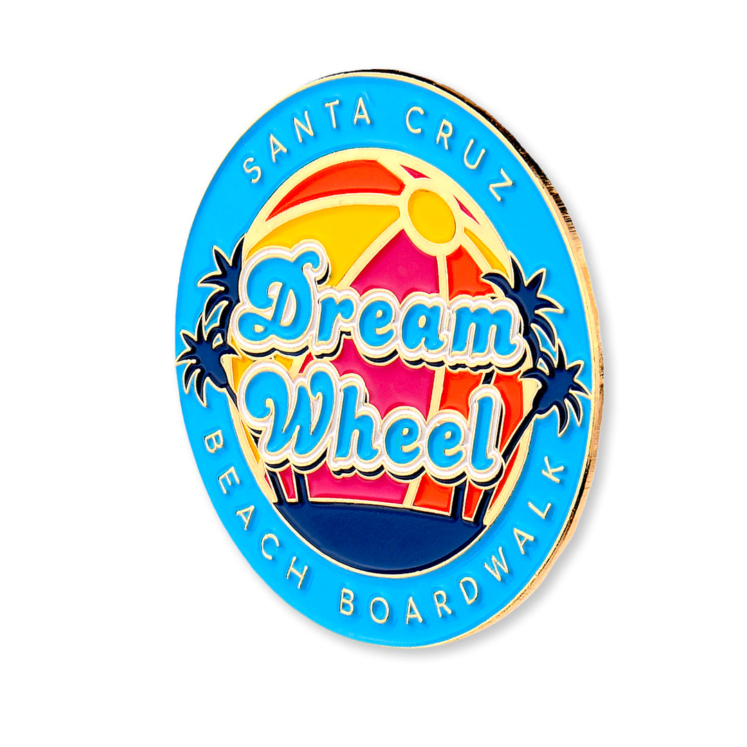 Boardwalk Enamel Pin Set: Sea Swings, Dream Wheel, Logger's Revenge