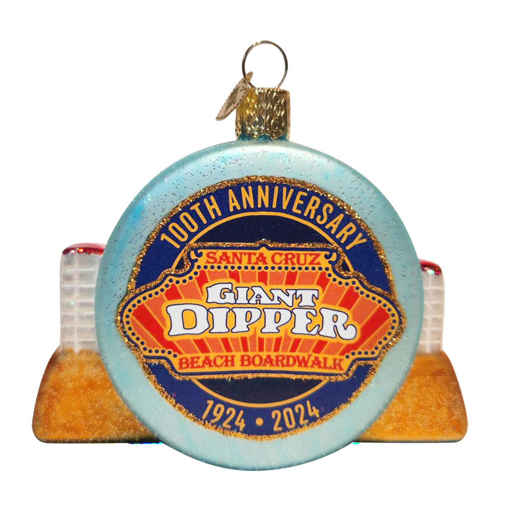 Giant Dipper 100th Anniversary Christmas ornament back