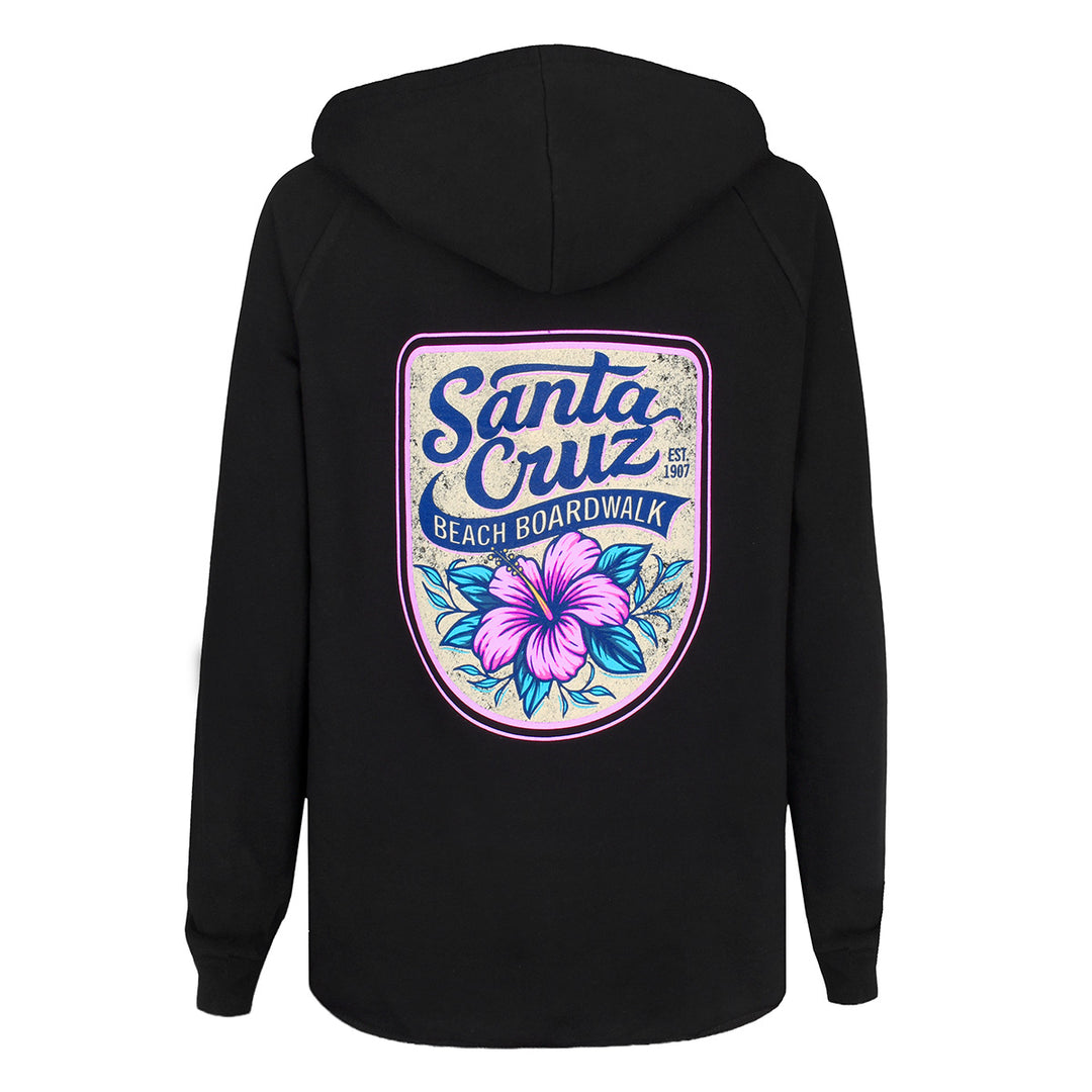 Boardwalk Hibiscus Zip Up Hoodie