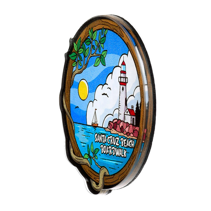 Santa Cruz Lighthouse Tree Magnet