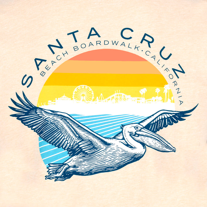 Santa Cruz Pelican Design T-Shirt