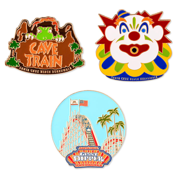 Boardwalk Enamel Pin Set