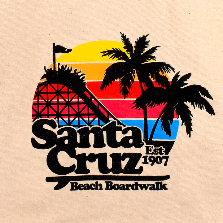 Santa Cruz Retro Sunset Tote Bag