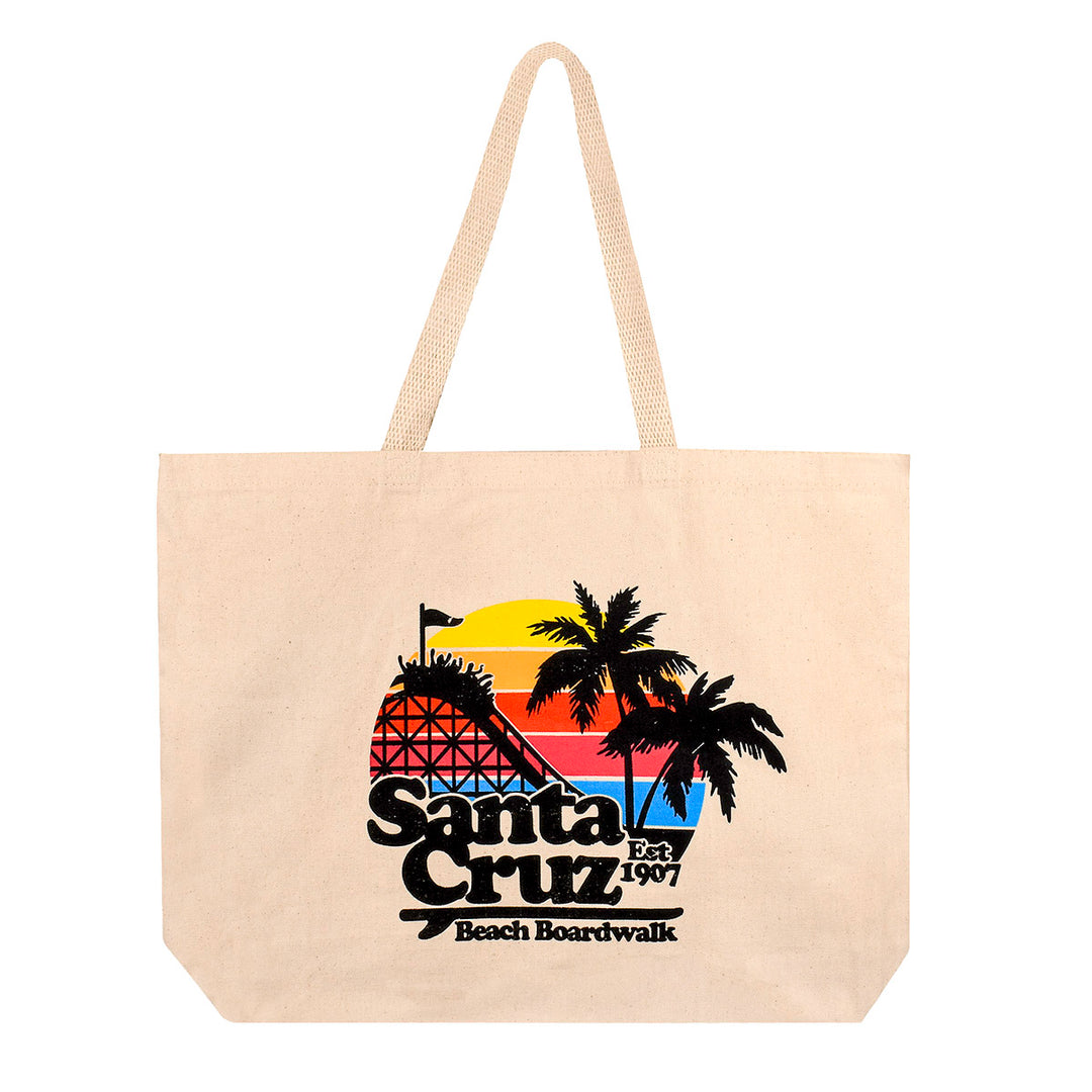 Santa Cruz Retro Sunset Tote Bag