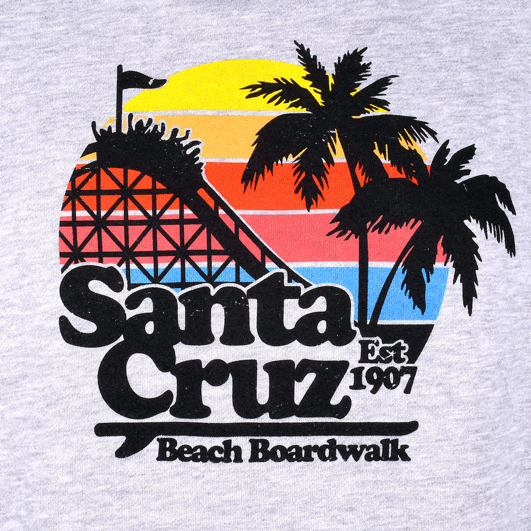 Boardwalk Retro Sunset Pullover Hoodie