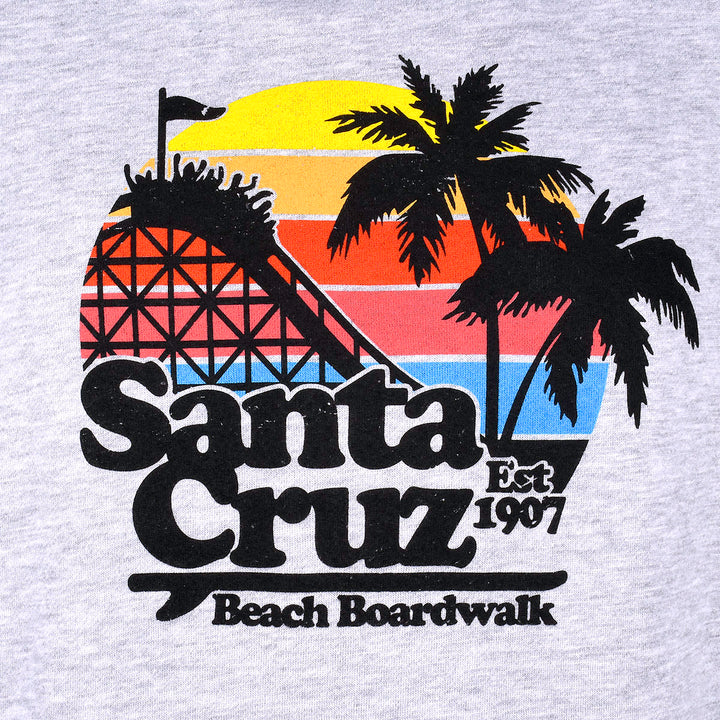 Boardwalk Retro Sunset Pullover Hoodie
