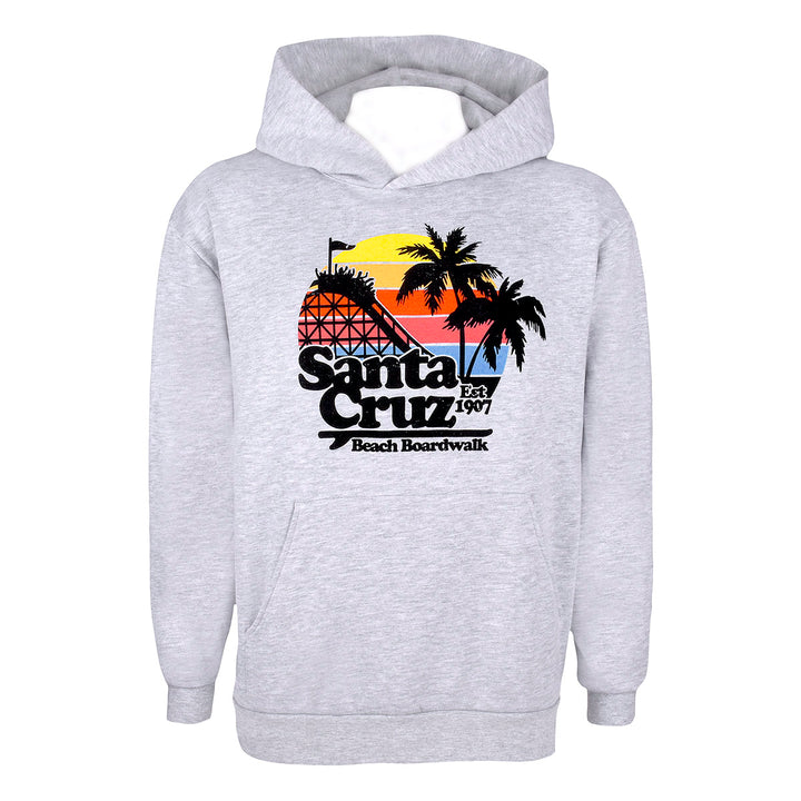 Boardwalk Retro Sunset Pullover Hoodie