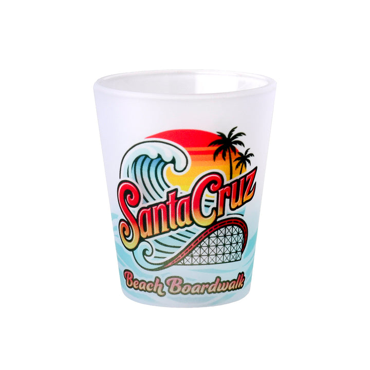 Boardwalk Wave Frosted Shot Glass