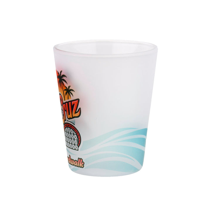 Boardwalk Wave Frosted Shot Glass