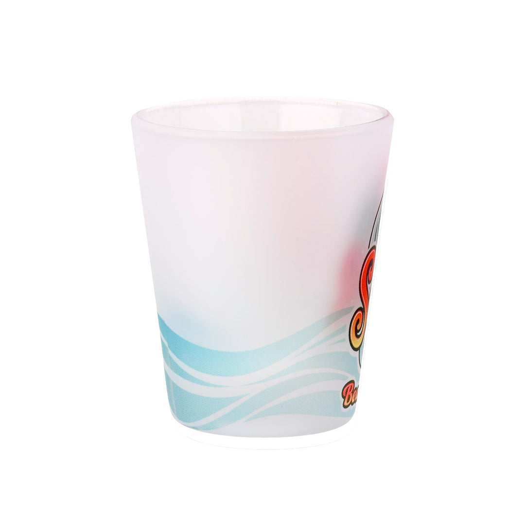 Boardwalk Wave Frosted Shot Glass
