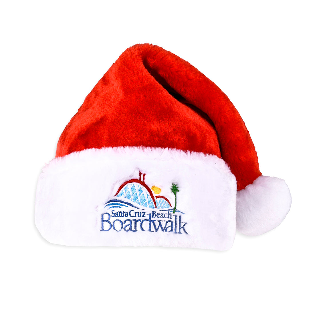 Embroidered Plush Boardwalk Santa Hat