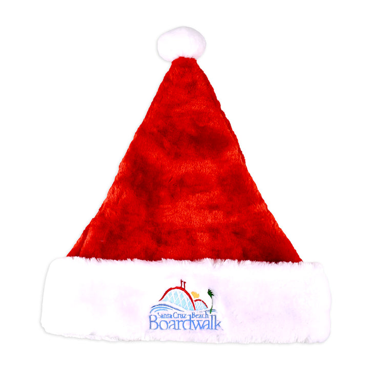 Embroidered Plush Boardwalk Santa Hat