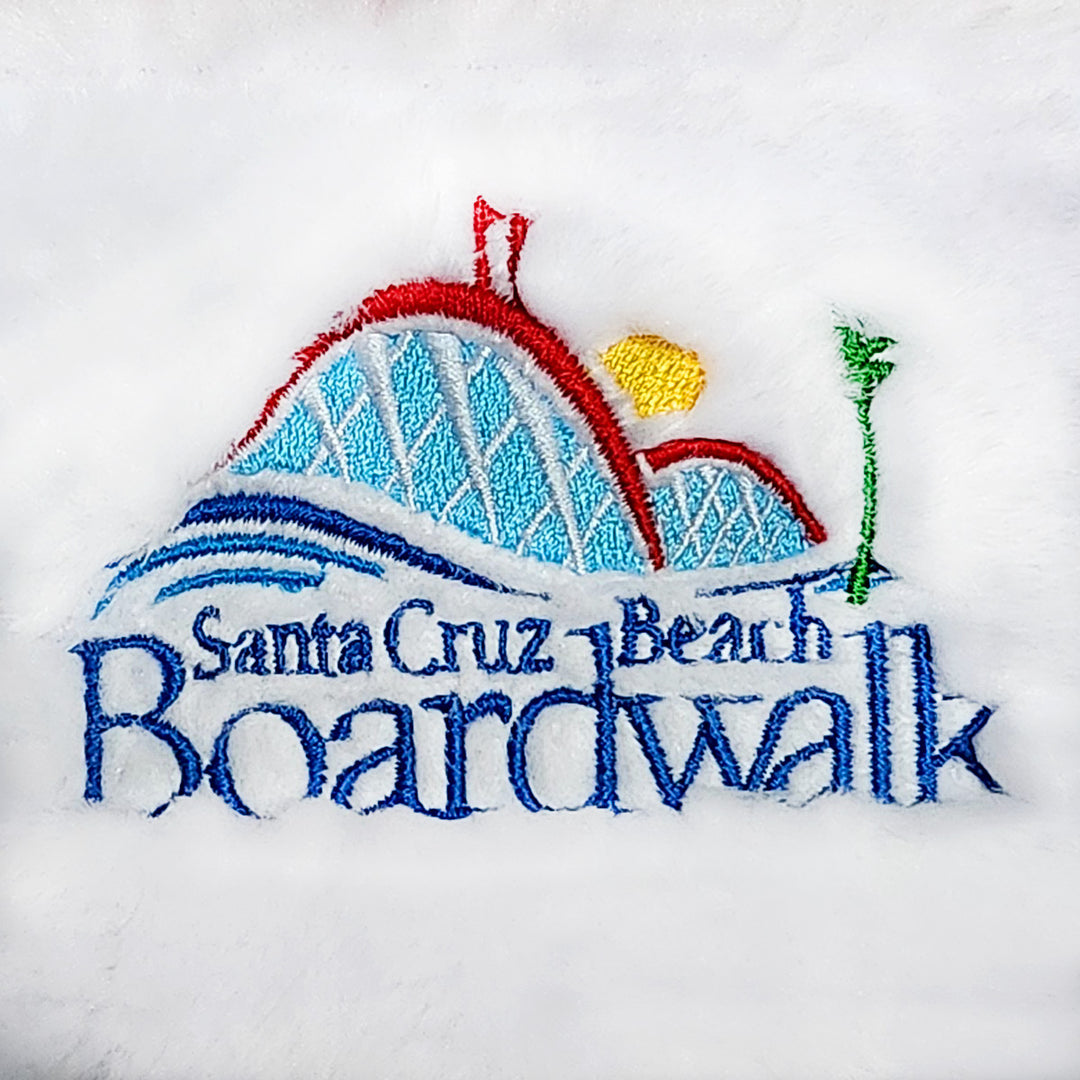 Santa Cruz Beach Boardwalk Santa Hat Logo