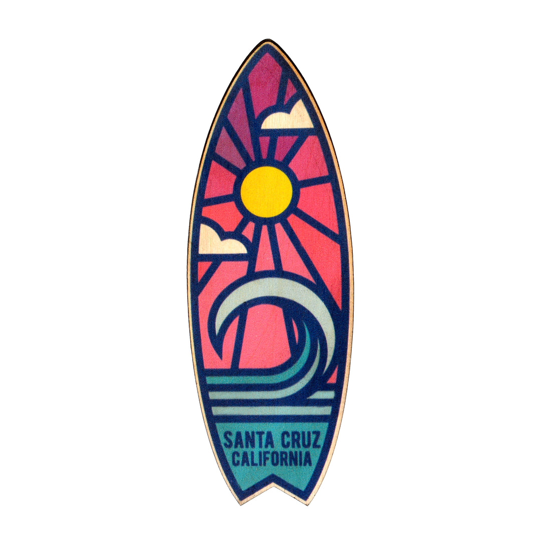 Santa Cruz Surfboard Magnet
