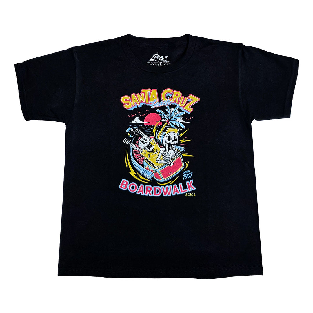Skelli Beach Boardwalk Youth T-shirt