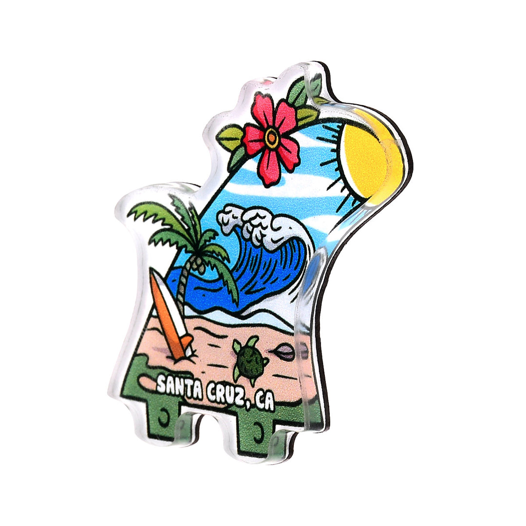 Santa Cruz Surfboard Fin Magnet