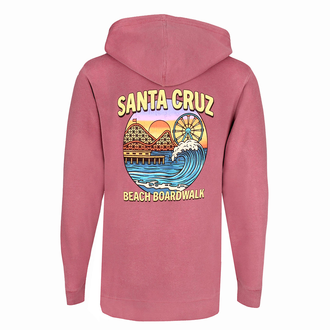 Boardwalk Vintage Retro Circle Pullover Hoodie