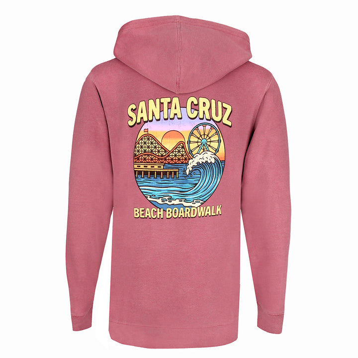 Boardwalk Vintage Retro Circle Pullover Hoodie