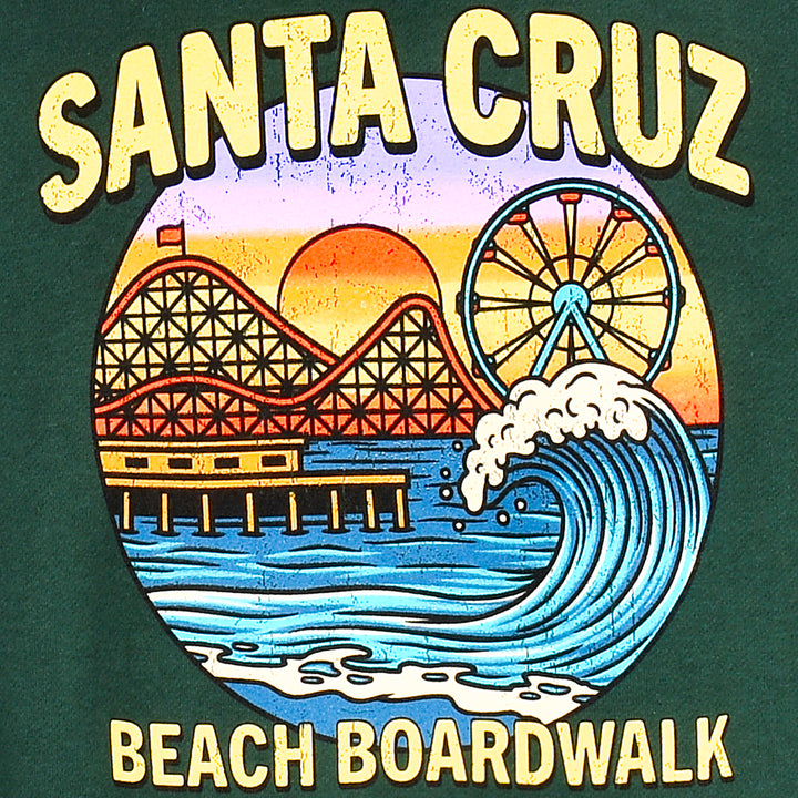 Boardwalk Vintage Retro Circle Zip Up Hoodie