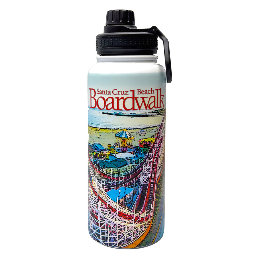 Santa Cruz Beach Boardwalk Water Bottle